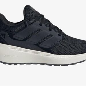 adidas Women's Black and White Cloudfoam Running Sneakers